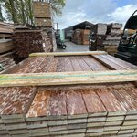 Ca. 600x Ipé hardhouten planken , 21x70mm, lengte 24/125cm 476/65cm